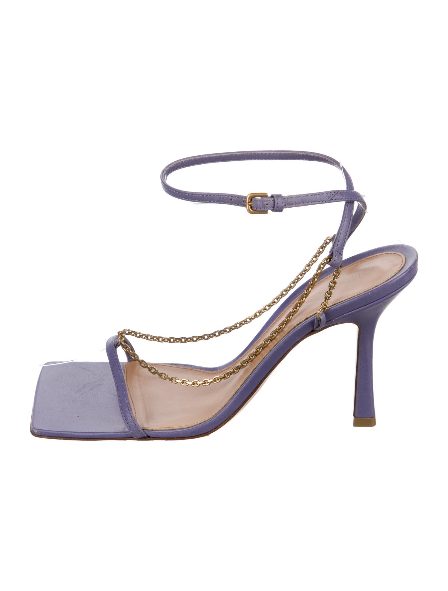 サンダル・ミュール BOTTEGA VENETA Women Sandals 651388V1BT15306 Purple BOTTEGA VENETA Lambskin Stretch Mule Sandals 37 Plum 1490501