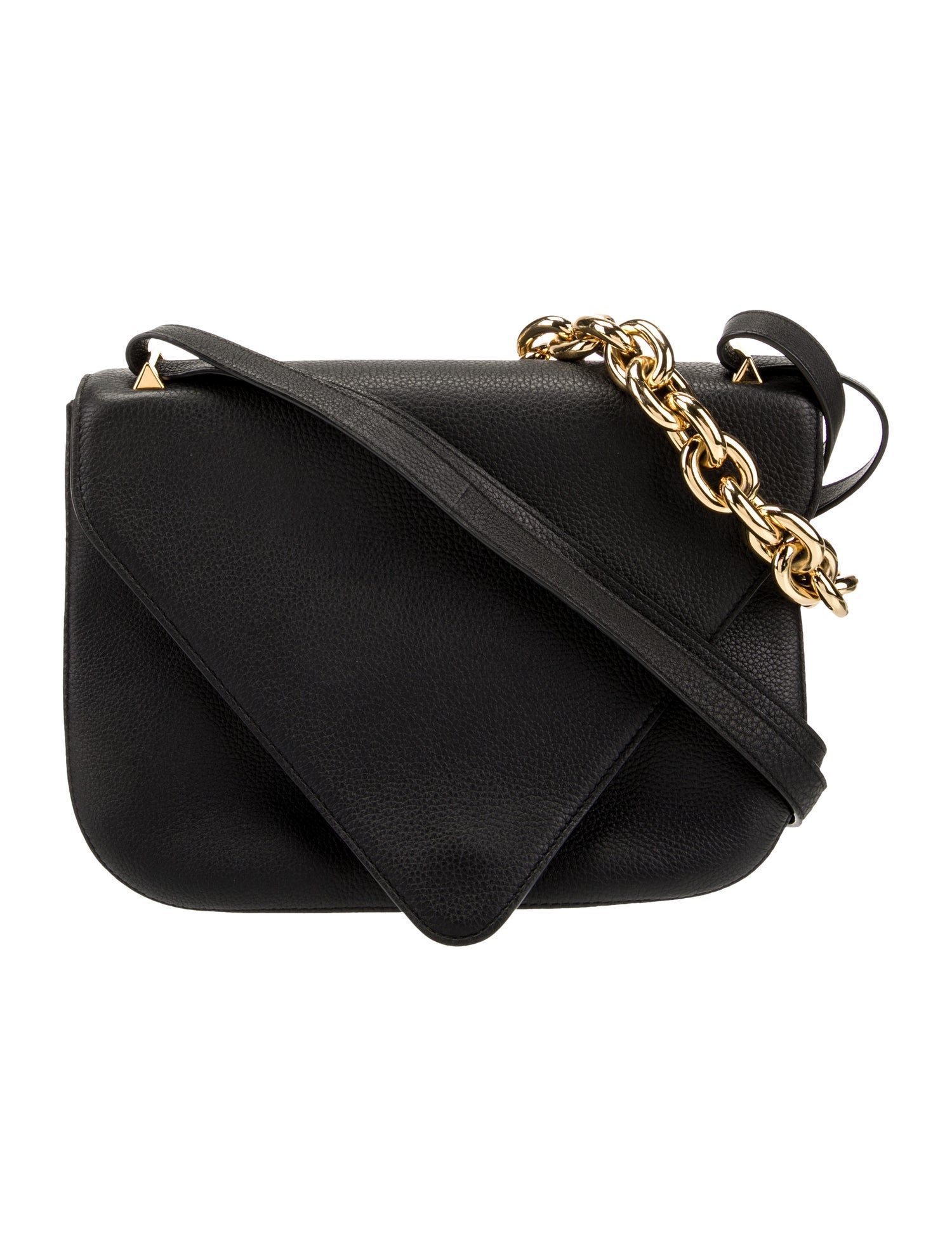 Bottega Veneta Mount Envelope Bag - Black Shoulder Bags