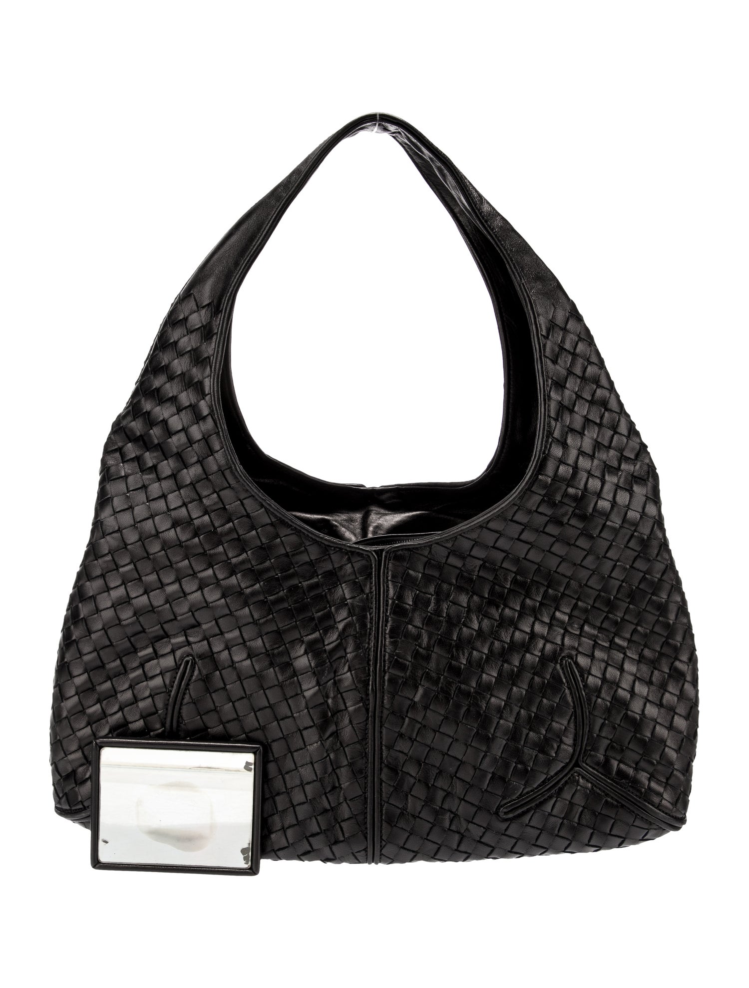 Bottega Veneta Nappa Intrecciato Ball Hobo - Black Hobos