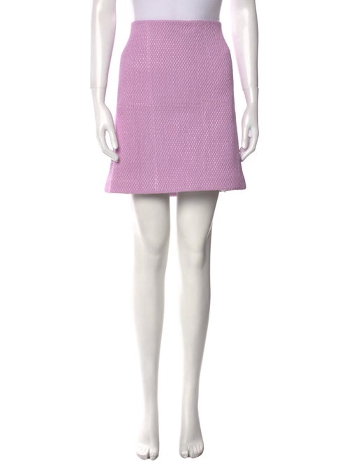 Bottega Veneta Leather Mini Skirt