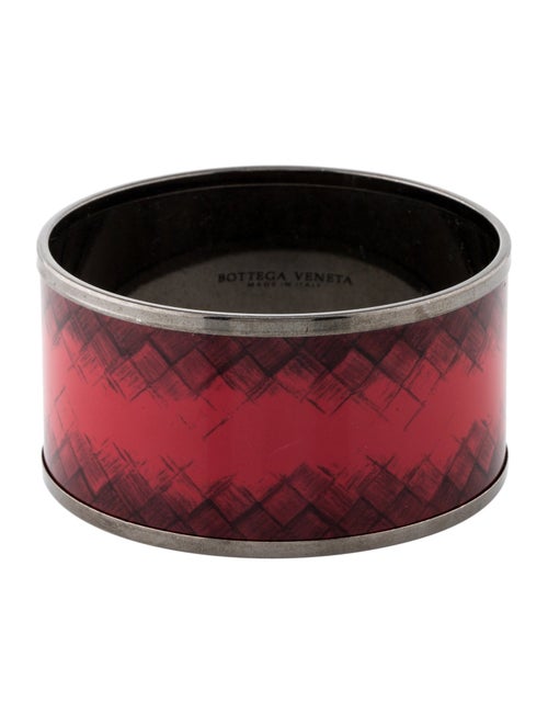 Bottega Veneta Enamel Intrecciato Bangle