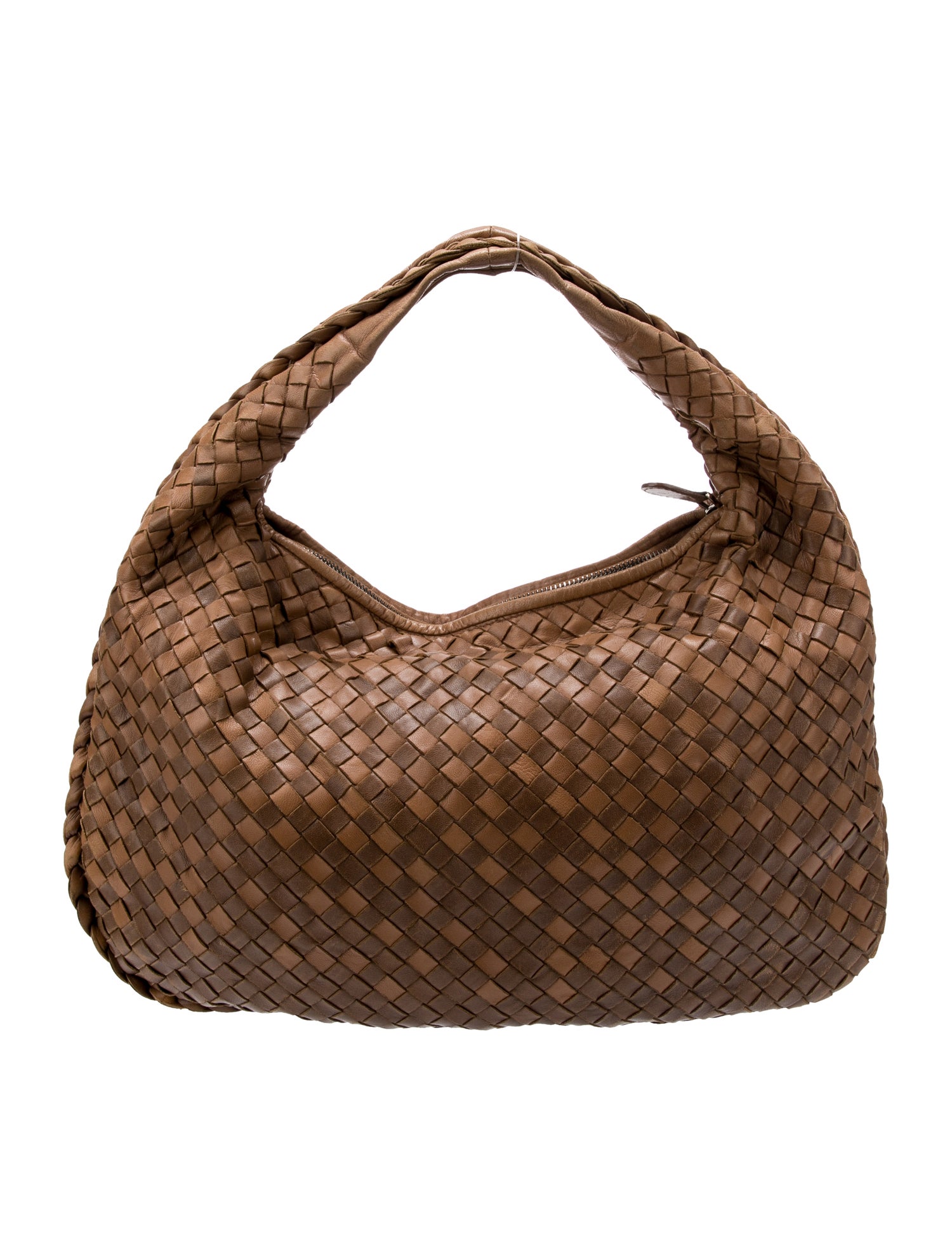 Bottega Veneta Intrecciato Hobo Bag Medium Bottega Veneta Intrecciato Medium Veneta Hobo - Green Hobos, Handbags