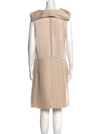 Bottega Veneta V-Neck Knee-Length Dress