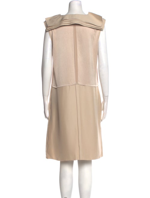 Bottega Veneta V-Neck Knee-Length Dress