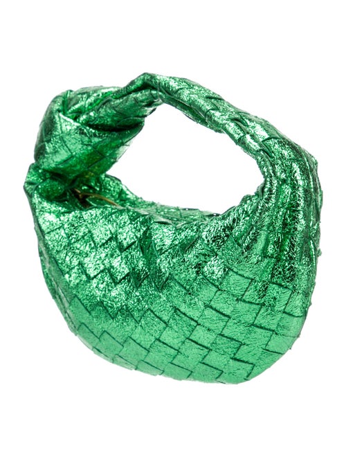 Bottega Veneta Intrecciato Metallic Mini Jodie Hobo