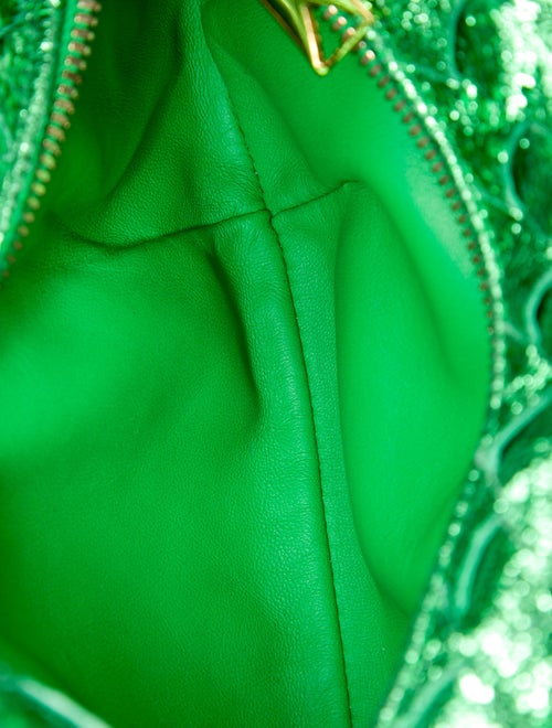 Bottega Veneta Intrecciato Metallic Mini Jodie Hobo