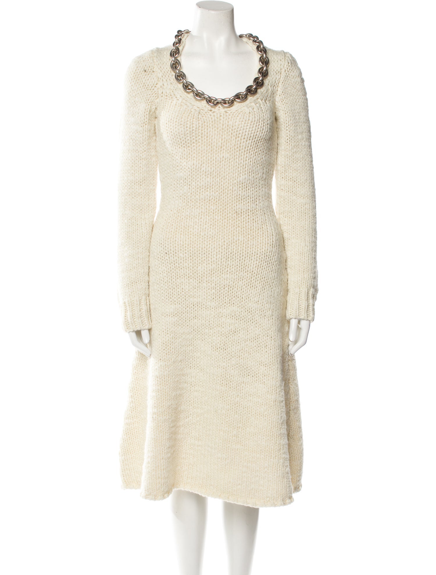 Bottega Veneta Scoop Neck Midi Length Dress w/ Tags