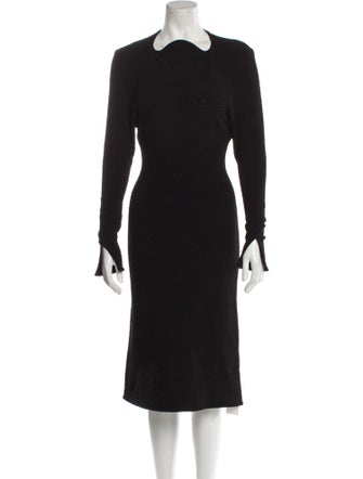 Bottega Veneta Turtleneck Midi Length Dress