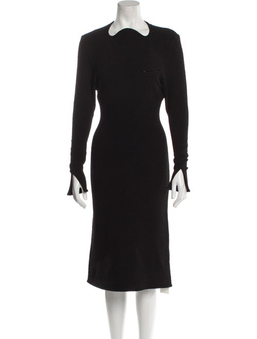 Bottega Veneta Turtleneck Midi Length Dress