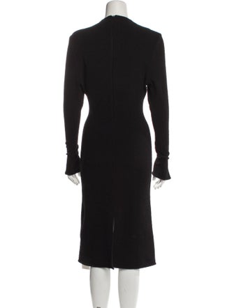 Bottega Veneta Turtleneck Midi Length Dress
