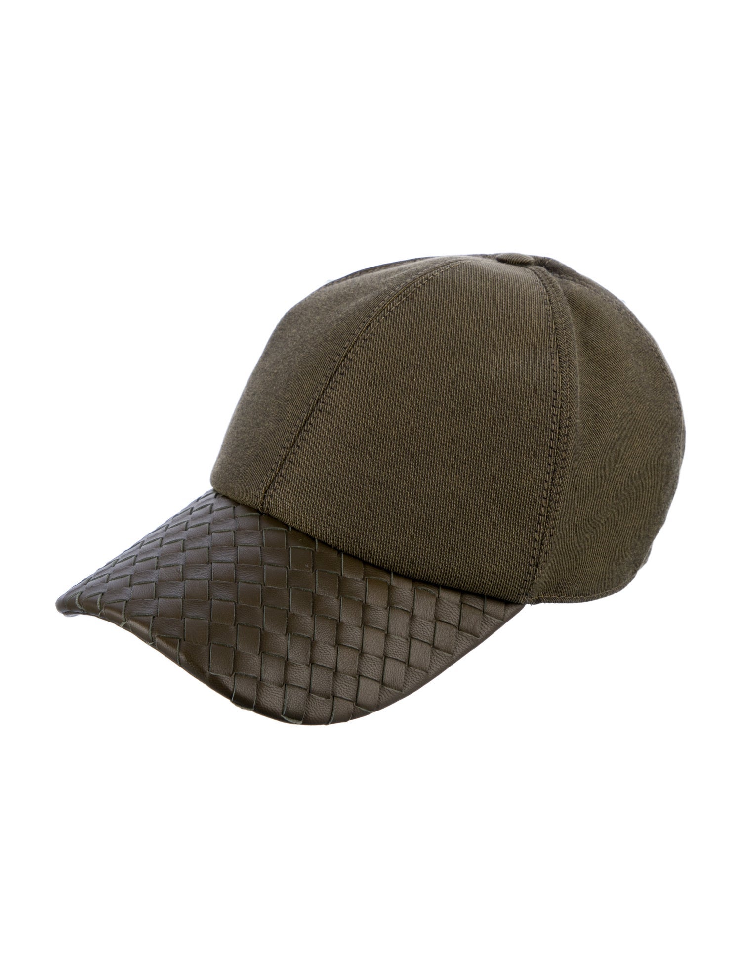 【新品未使用】　BOTTEGA VENETA Green Hat Sサイズ Bottega Veneta Canvas Baseball Cap - Green Hats, Accessories