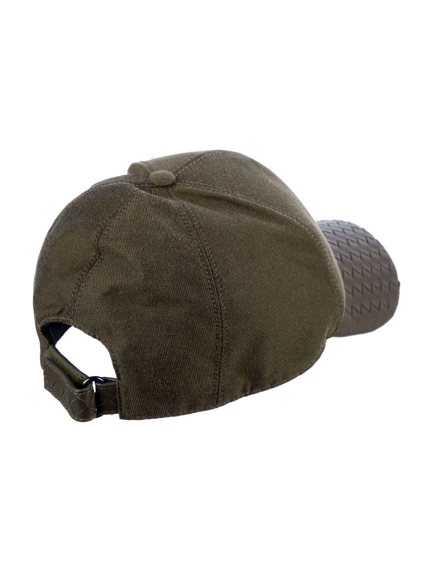 Bottega Veneta Canvas Baseball Cap - Green Hats, Accessories