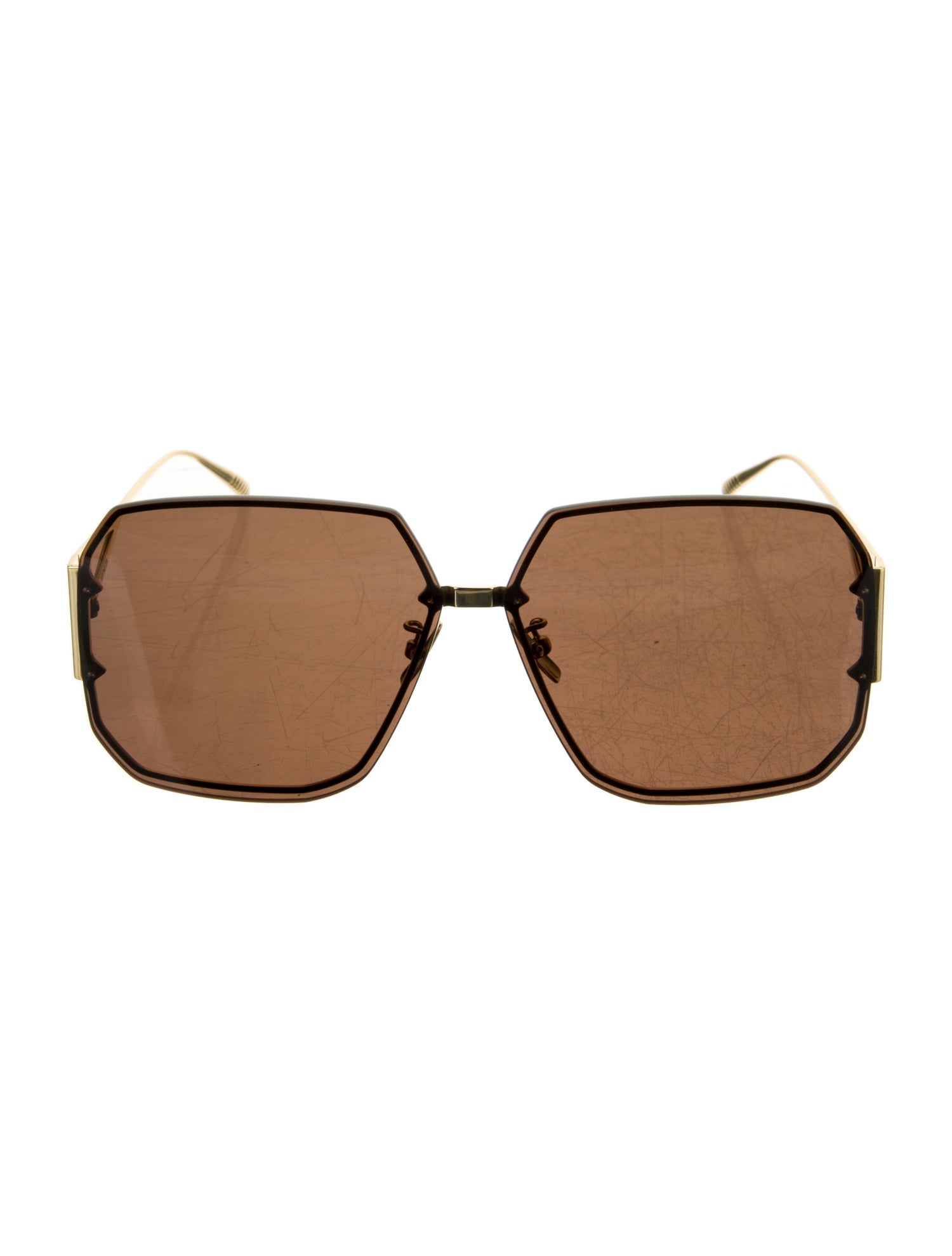 Bottega Veneta Oversize Tinted Sunglasses