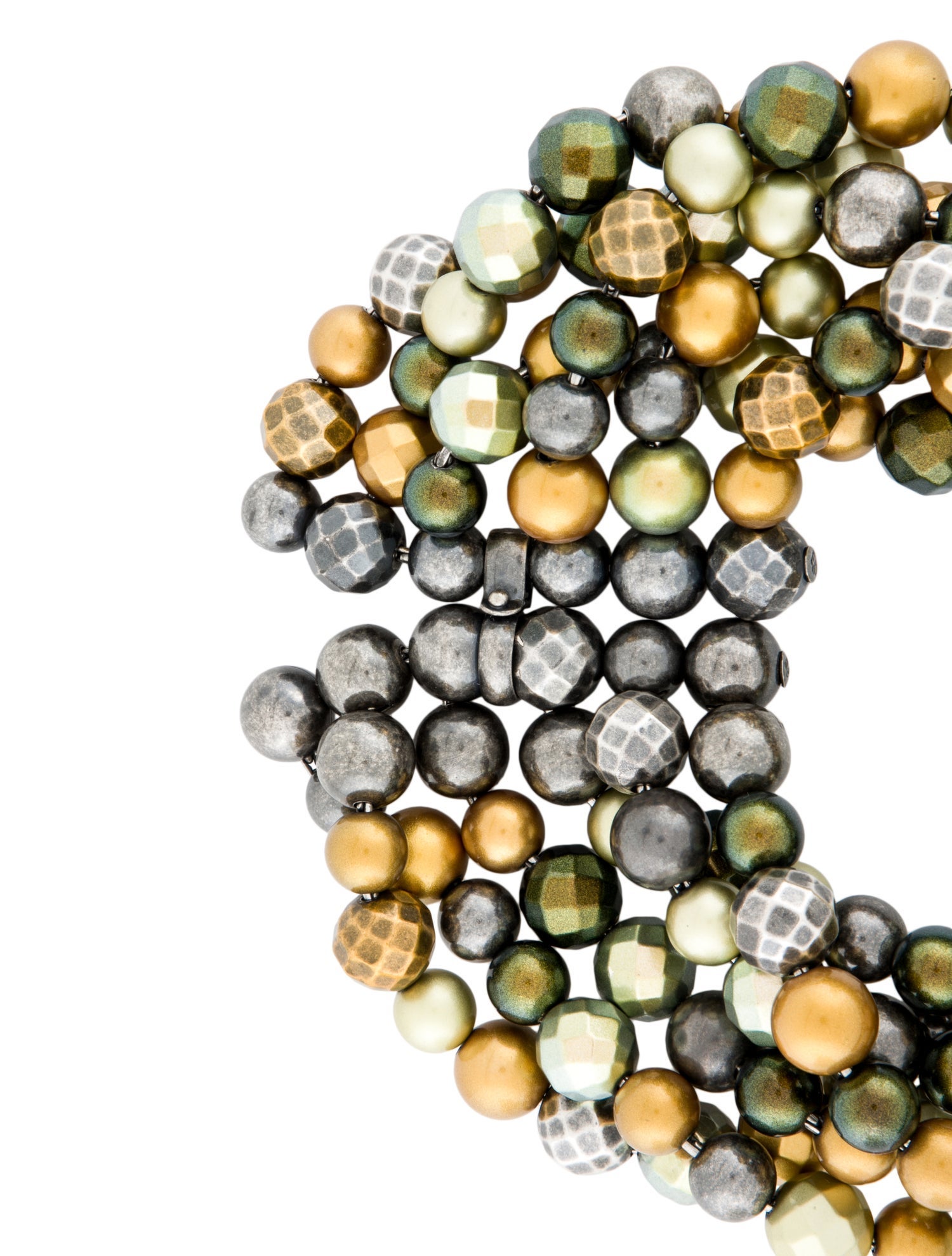 Bottega Veneta Bead Scarabee Multistrand Necklace