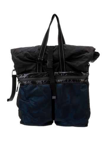 Bottega Veneta Backpacks Nylon Convertible Tote Large