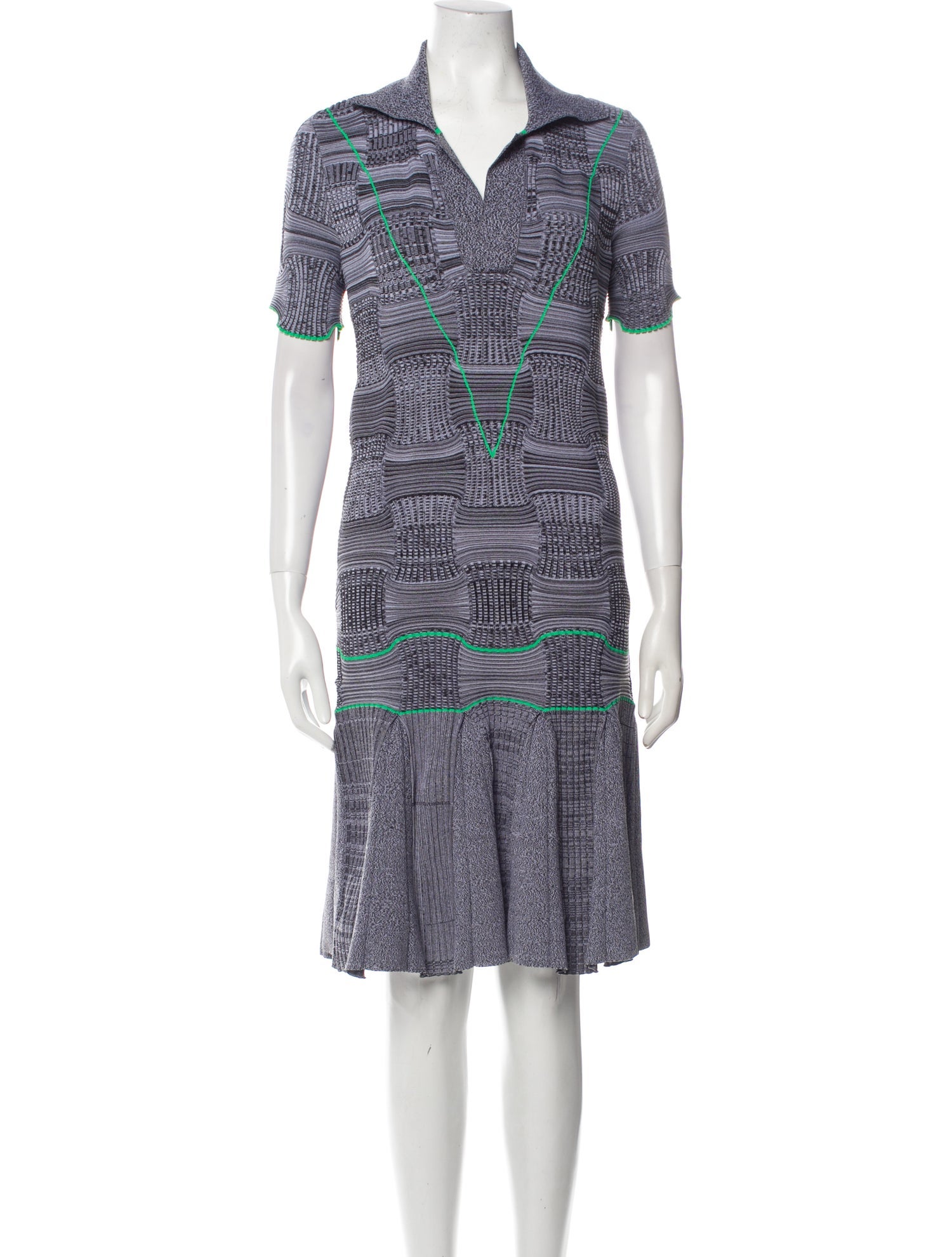Bottega Veneta Printed Knee-Length Dress
