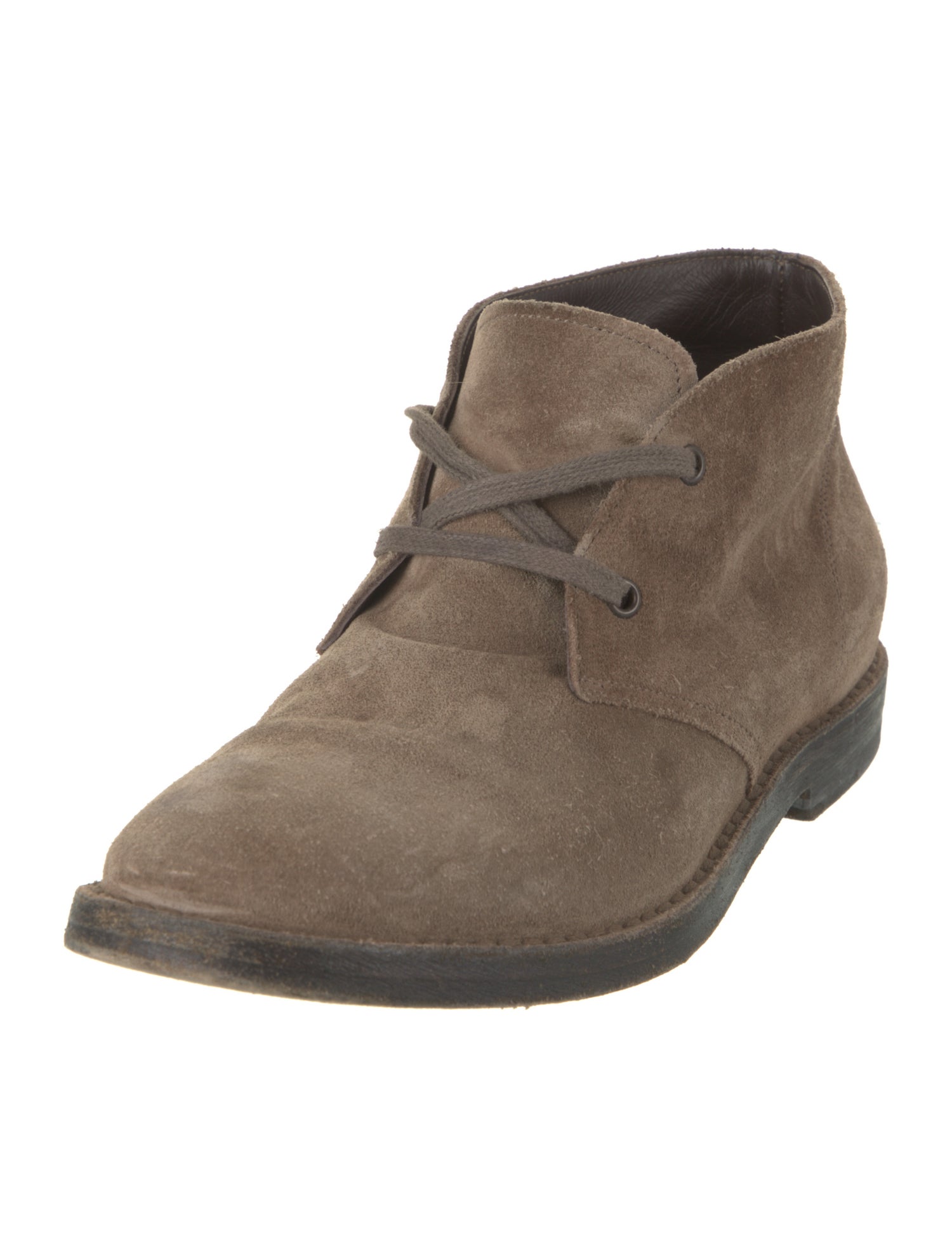 Bottega Veneta Suede Lace-Up Boots