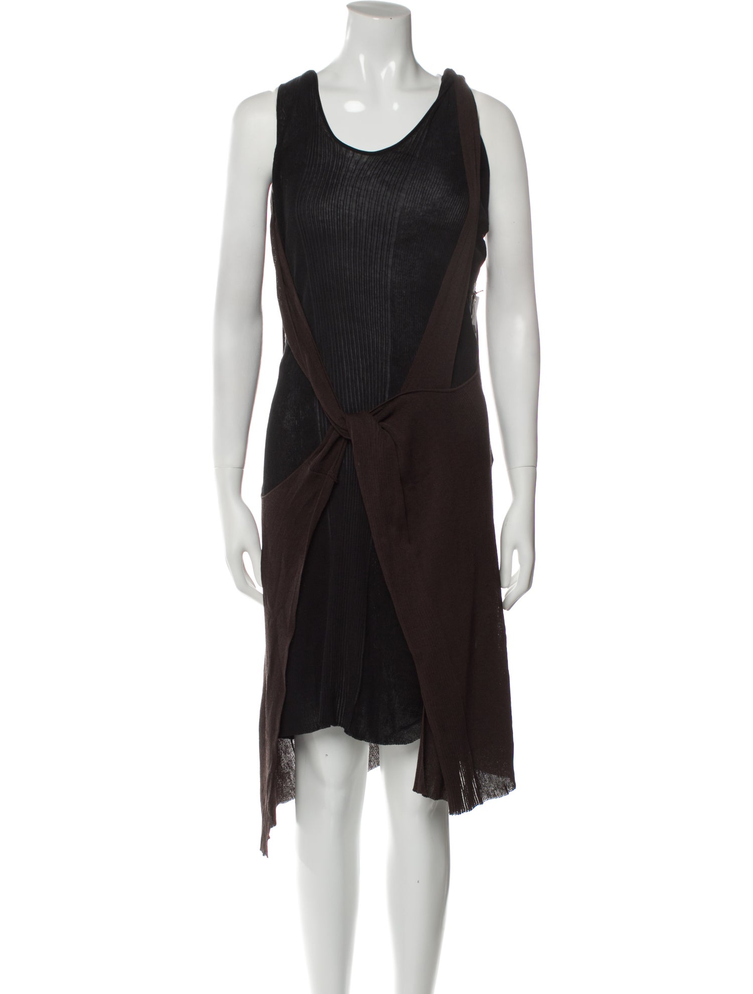 Bottega Veneta Colorblock Pattern Knee-Length Dress w/ Tags