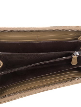 Bottega Veneta Intrecciato Weave Leather Continental Wallet