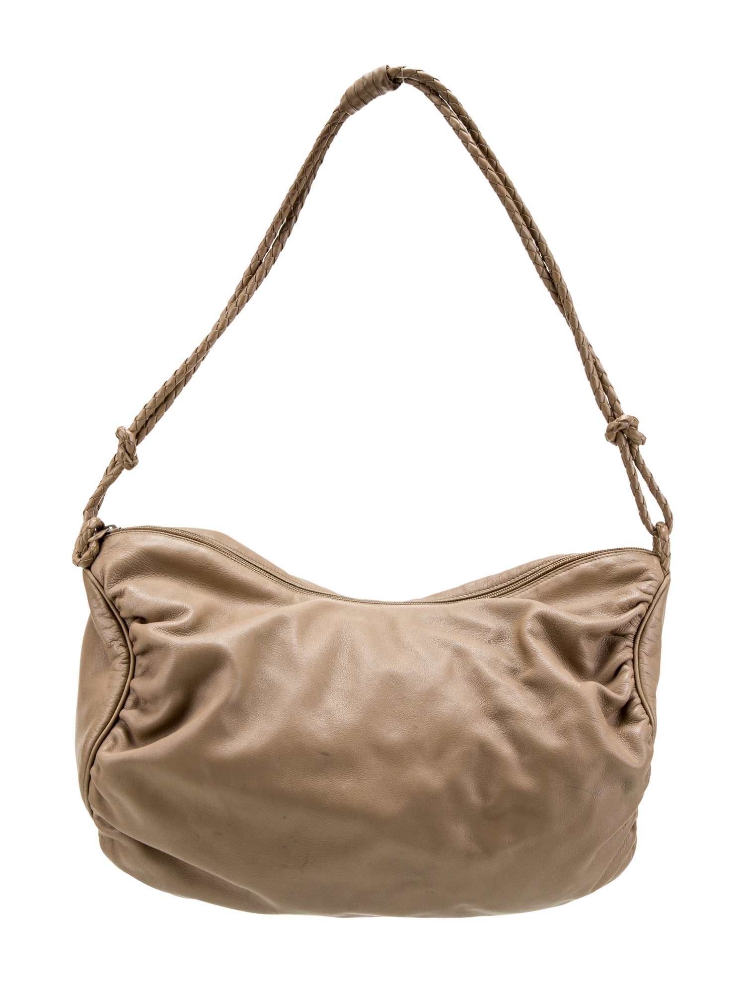 バッグ Vintage Bottega Veneta One Shoulder Bag Bottega Veneta Vintage Woven Fold-Over Shoulder Bag Burgundy