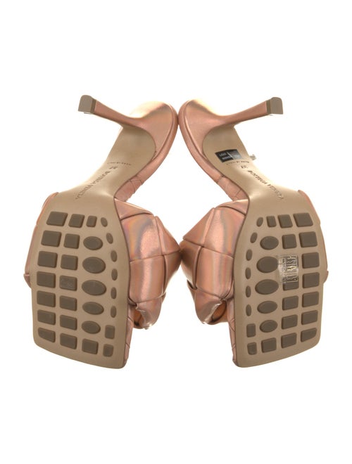 Bottega Veneta Intrecciato Weave Leather Slides