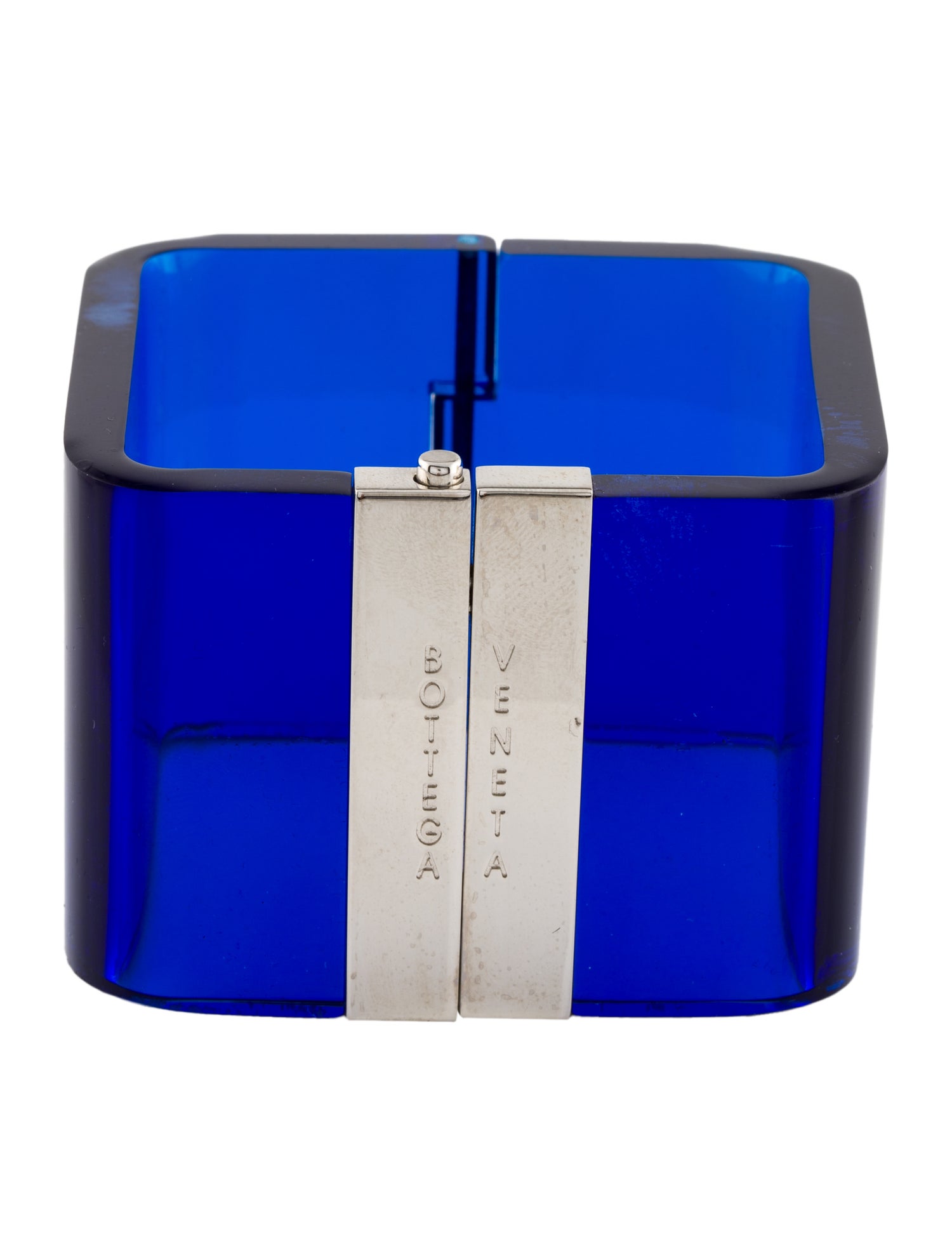 Bottega Veneta Lucite Square Bangle Bracelet