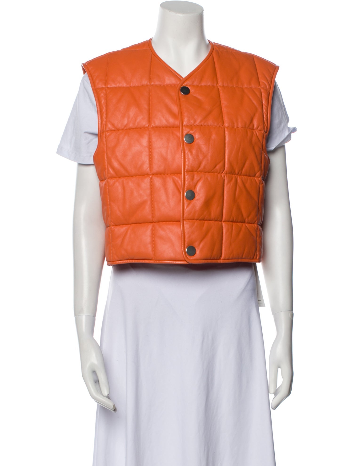 Bottega Veneta 2021 Padded 'Orange' Vest