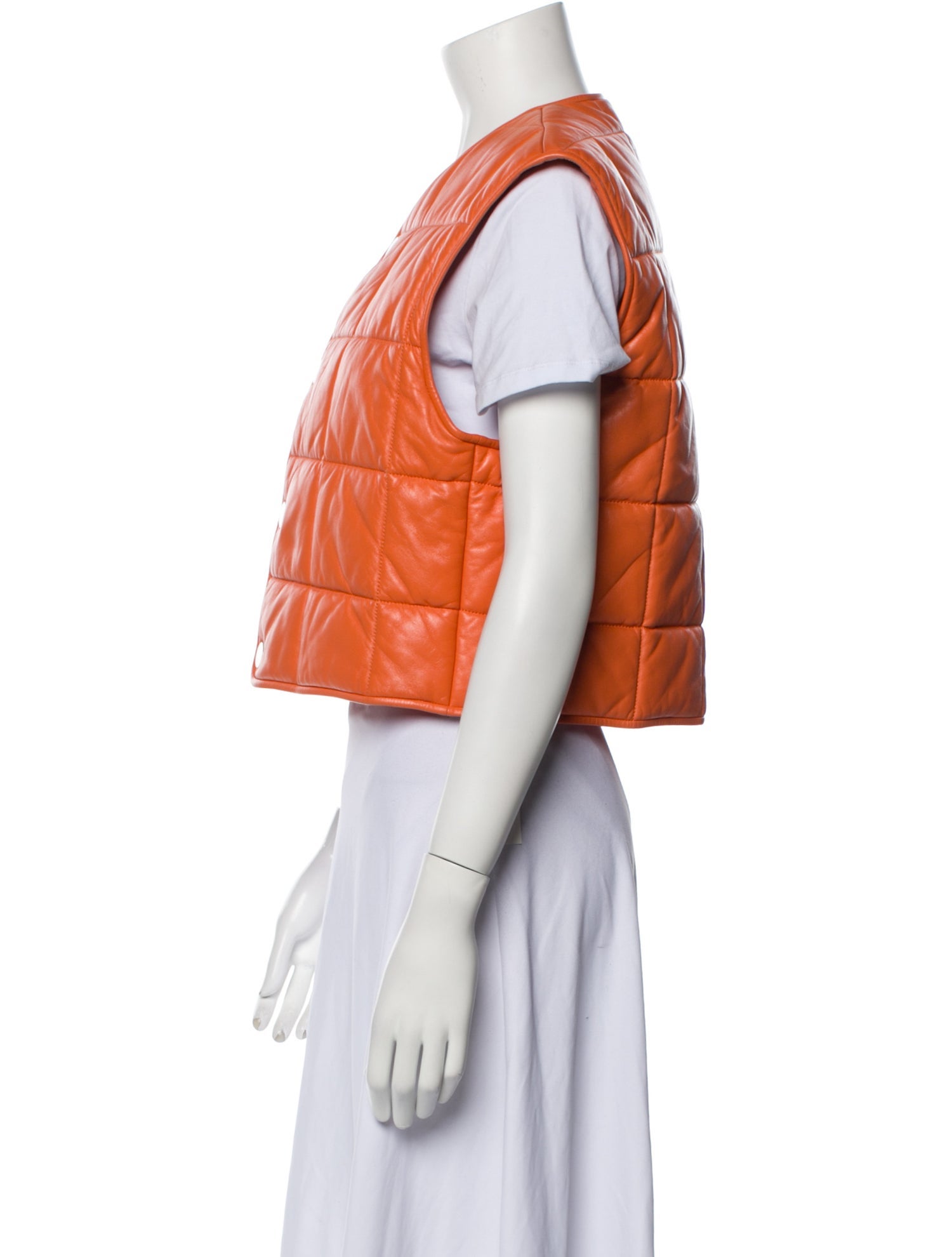 Bottega Veneta 2021 Padded 'Orange' Vest