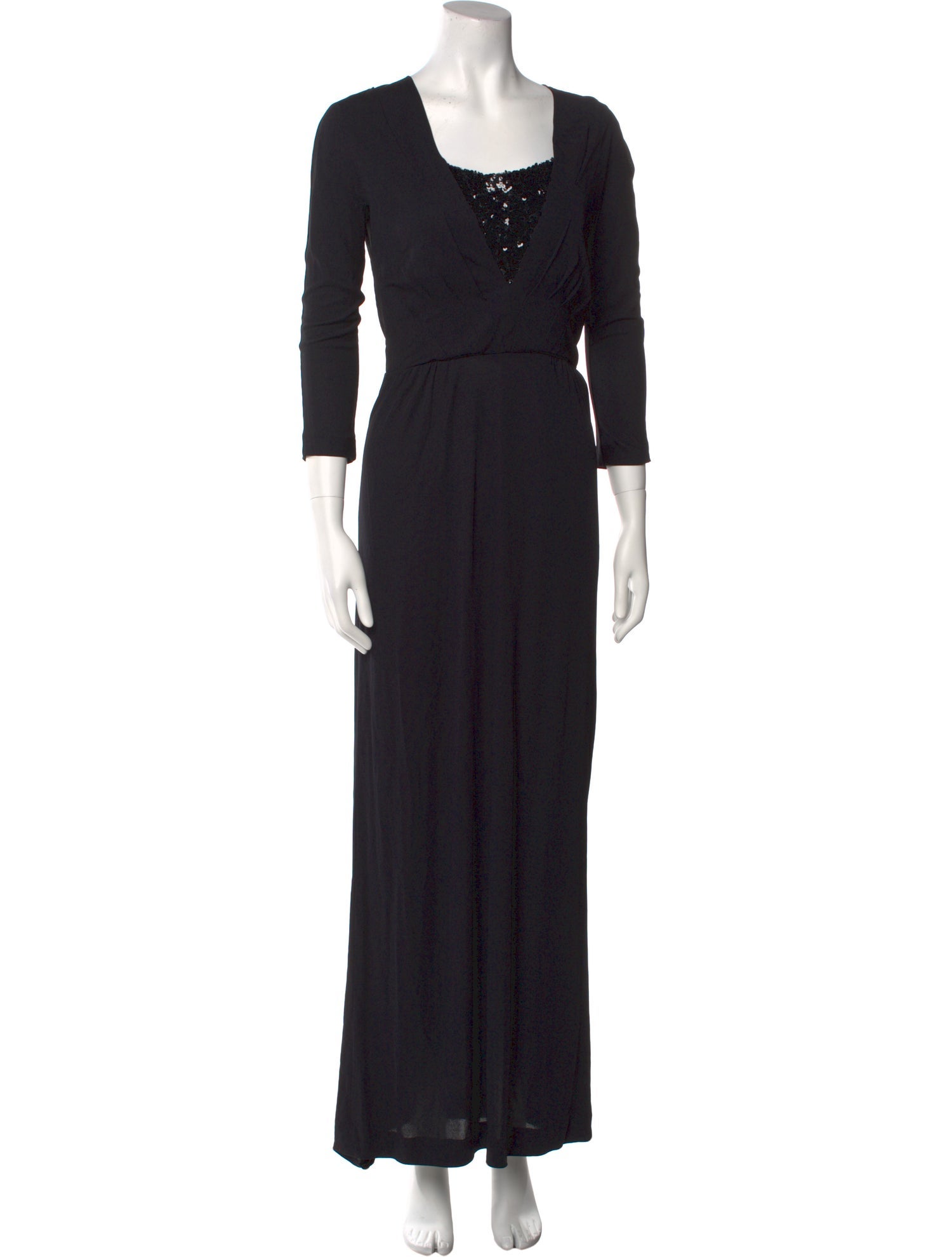 Bottega Veneta Square Neckline Long Dress