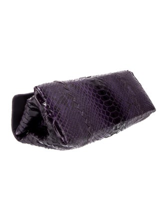 Bottega Veneta Python Clutch