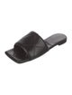 Bottega Veneta Quilted Pattern Leather Slides