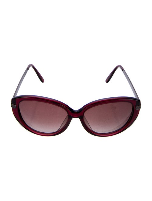 Bottega Veneta Intrecciato Weave Cat-Eye Sunglasses