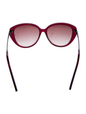 Bottega Veneta Intrecciato Weave Cat-Eye Sunglasses