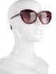 Bottega Veneta Intrecciato Weave Cat-Eye Sunglasses