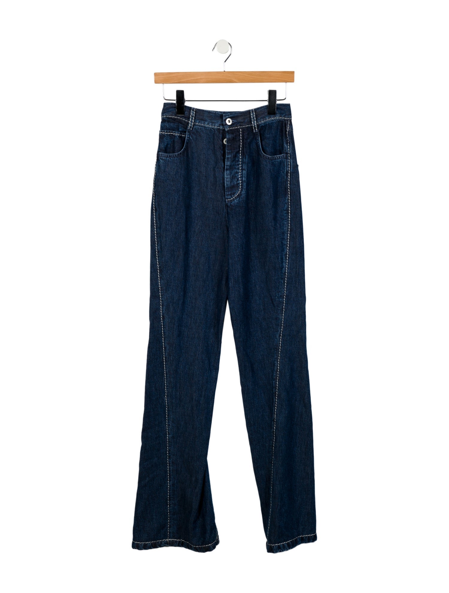 Bottega Veneta High-Rise Wide Leg Jeans