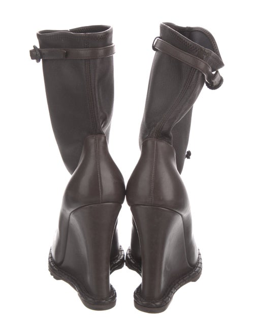 Bottega Veneta Leather Lace-Up Boots
