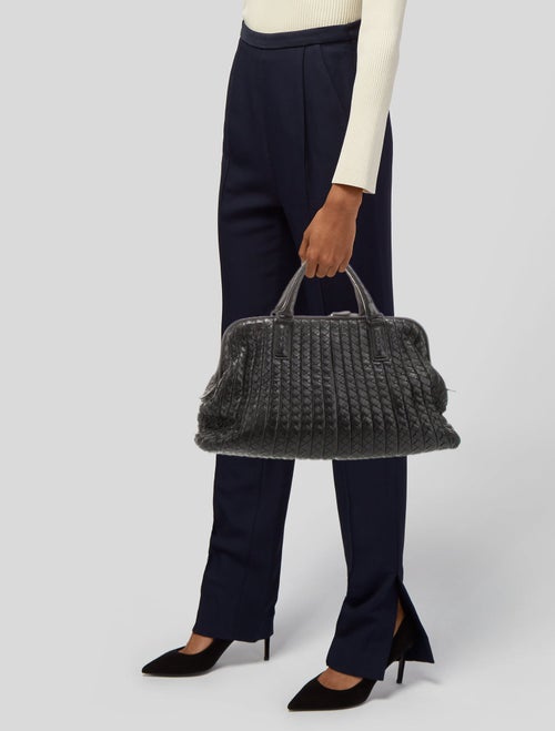 Bottega Veneta Intrecciato Top Handle Bag
