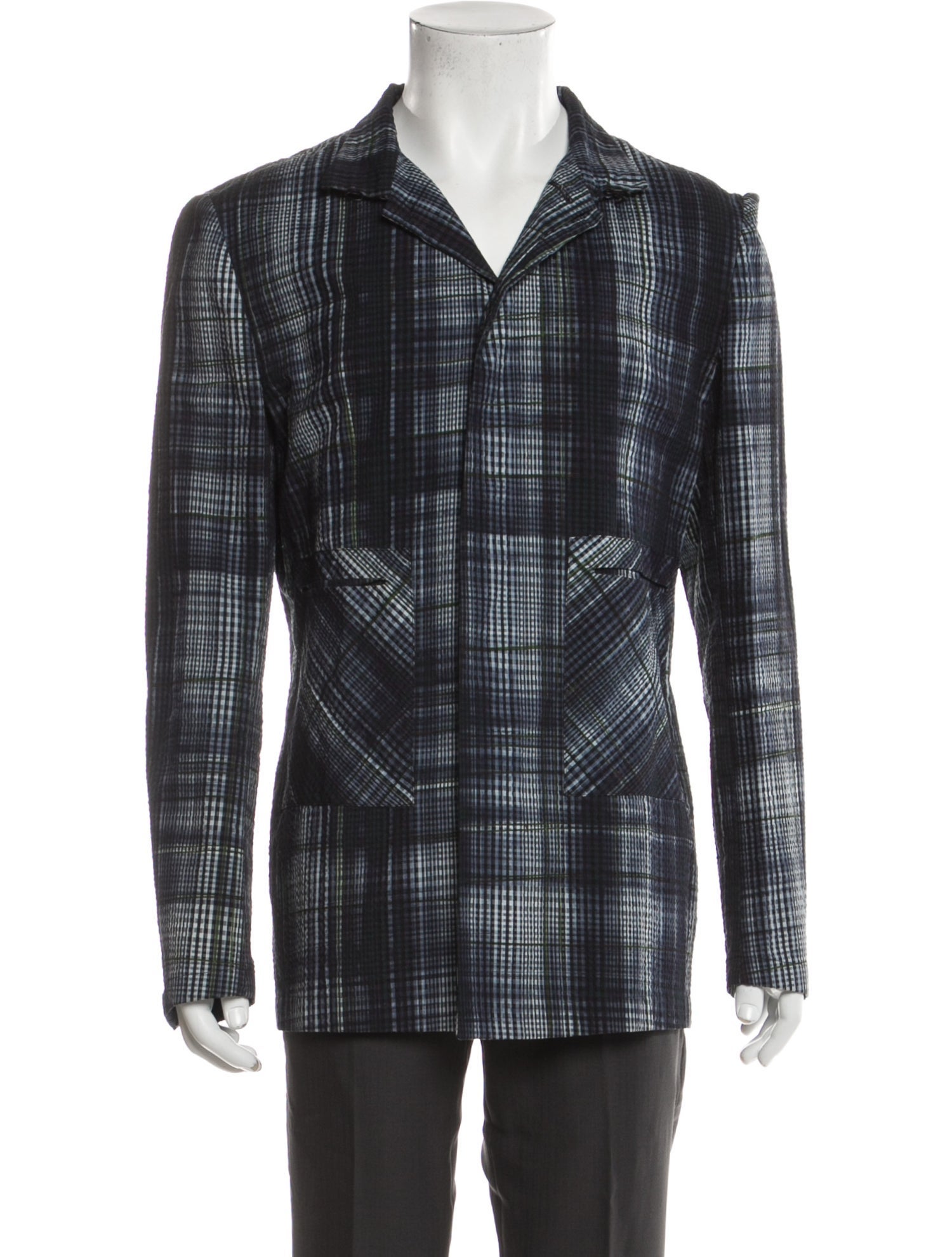 Bottega Veneta Vintage Plaid Print Shirt