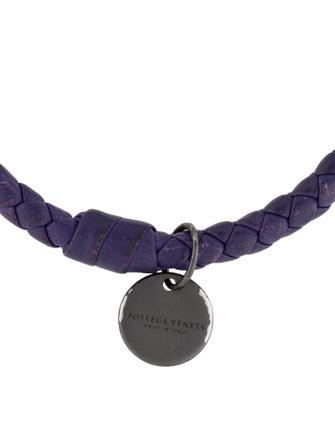 Bottega Veneta Leather Braided Bangle