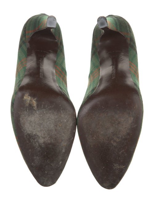 Bottega Veneta Canvas Printed Pumps