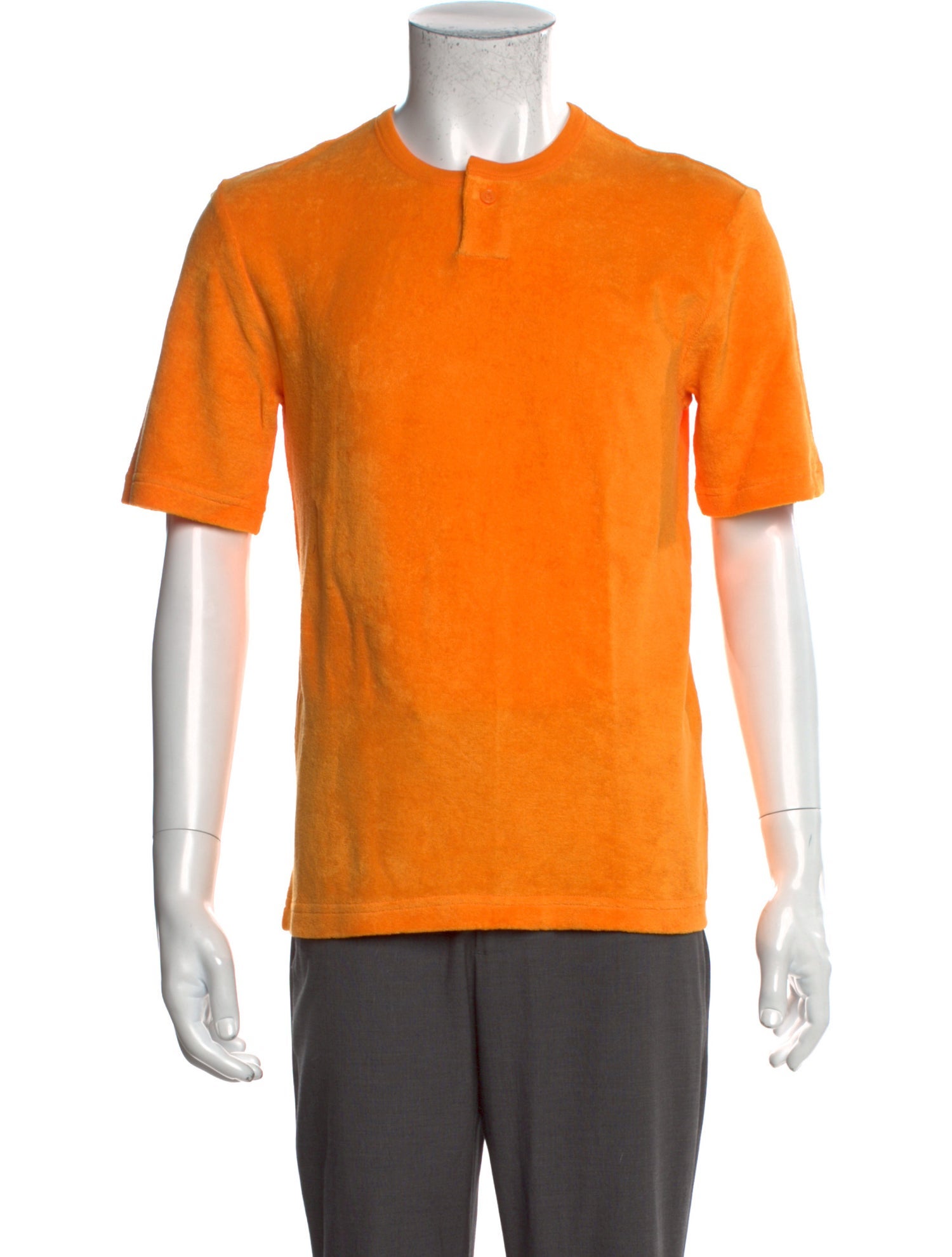 【BOTTEGA VENETA】Crewneck Cotton Short Sleeve T-Shirt Bottega Veneta Green Terry Cotton Crew Neck T-Shirt L | eBay