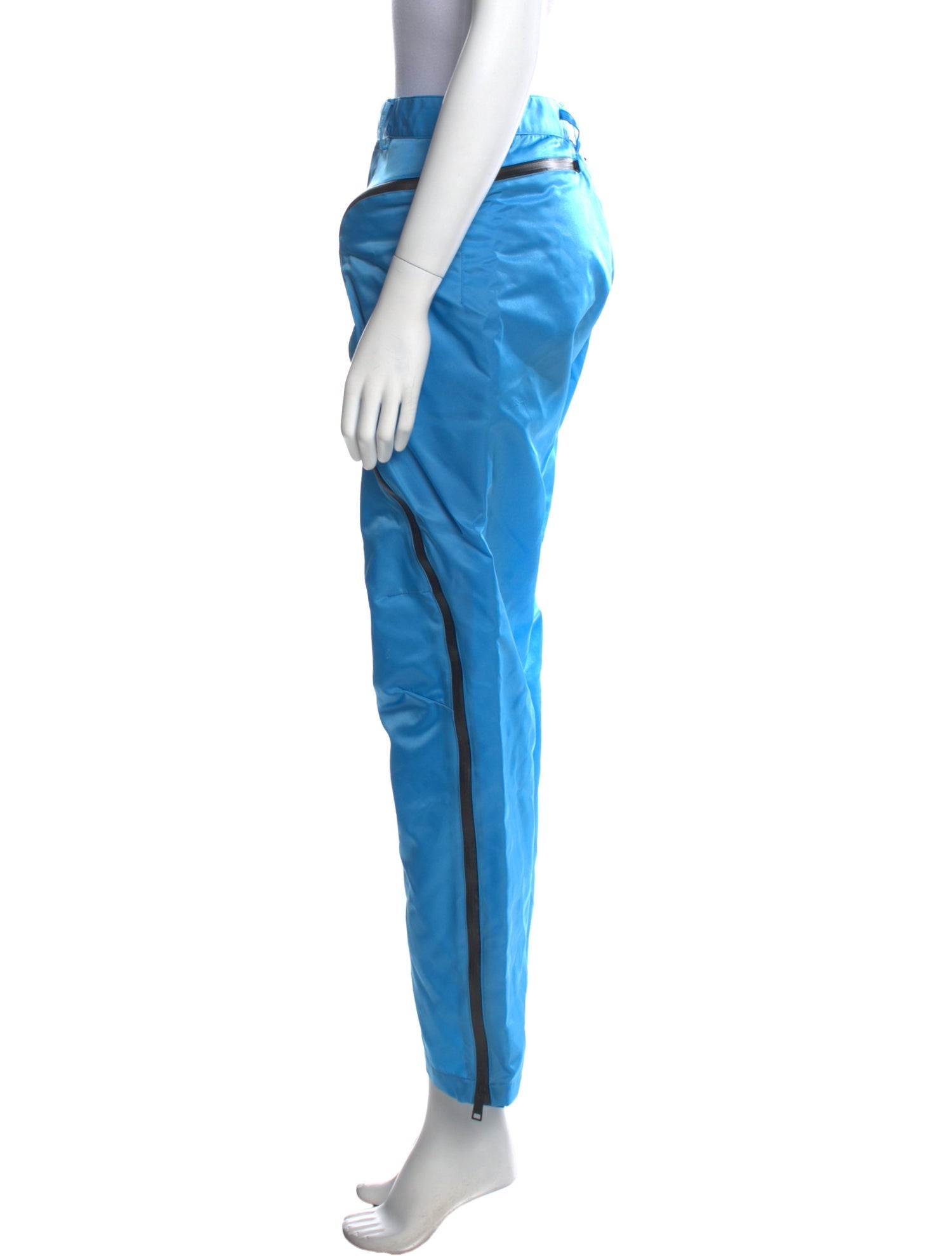 Bottega Veneta Colorblock Pattern Wide Leg Pants