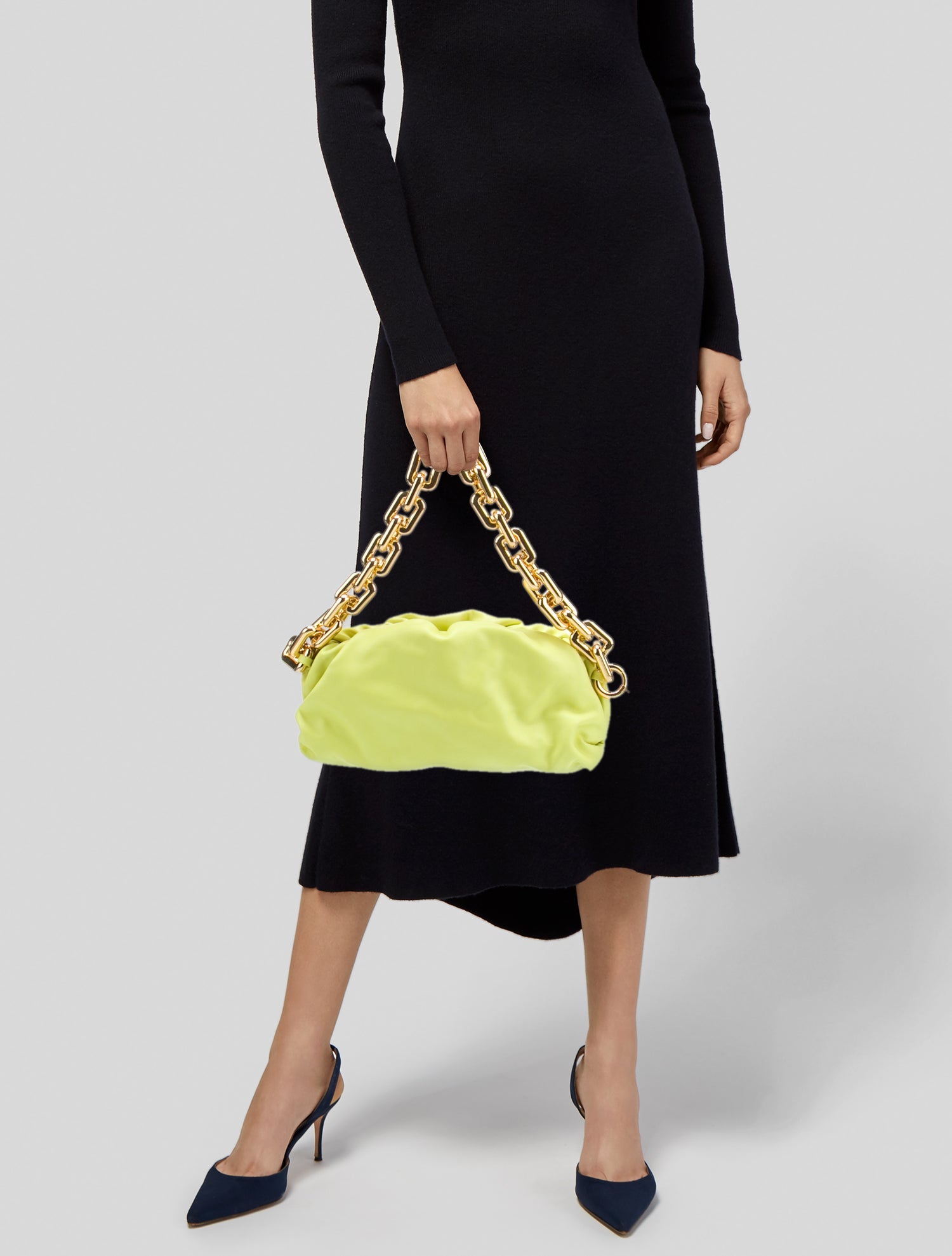 Bottega Veneta Leather Chain Pouch