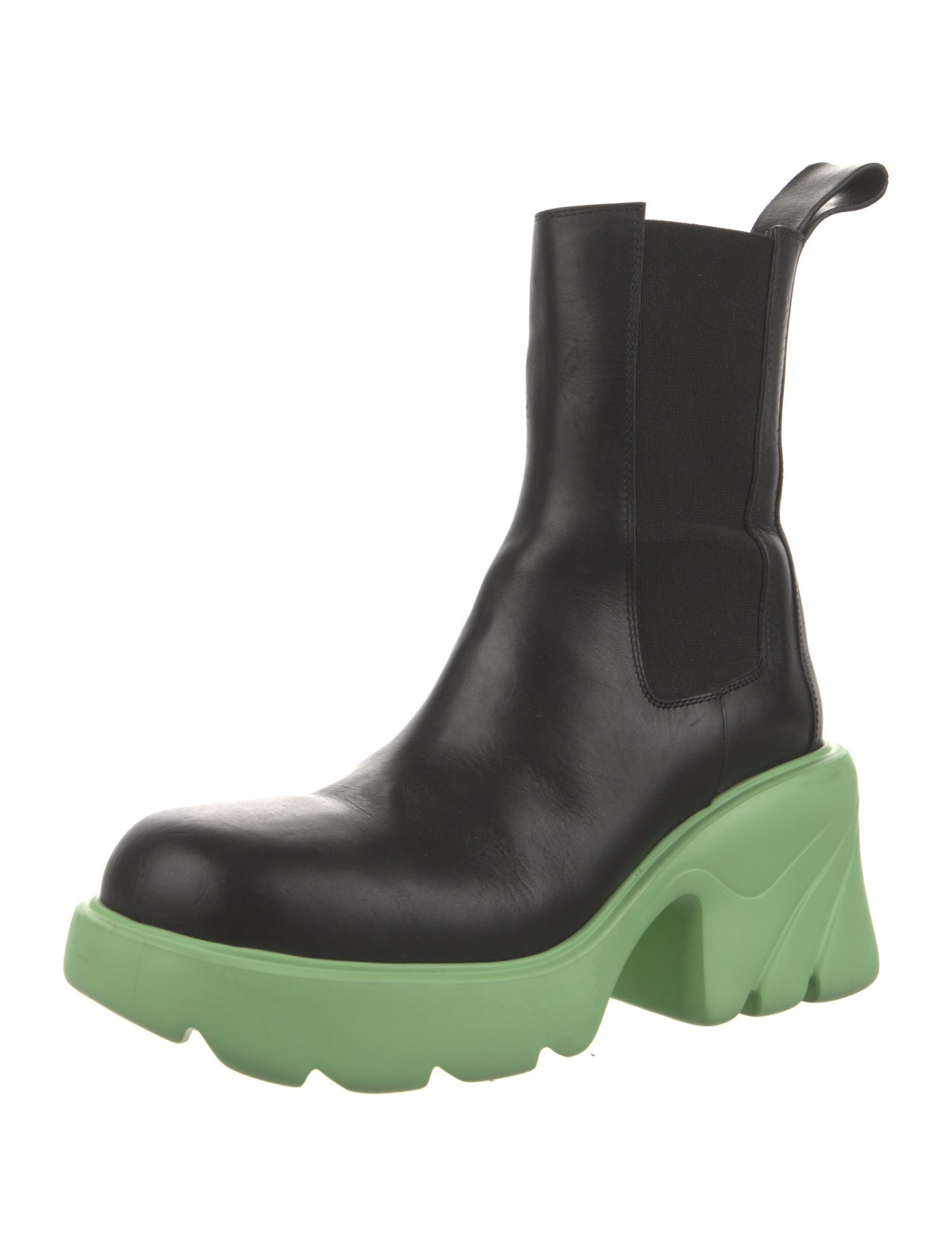 Bottega Veneta Leather Combat Boots