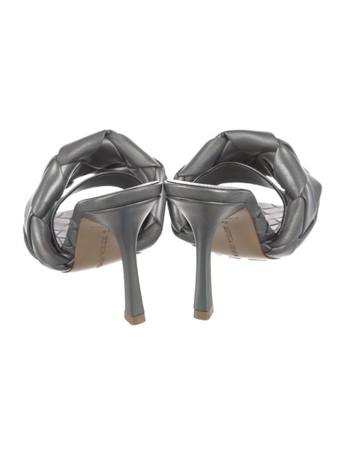Bottega Veneta Intrecciato Weave Leather Slides