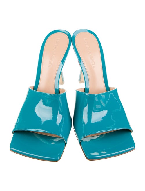 Bottega Veneta Patent Leather Slides