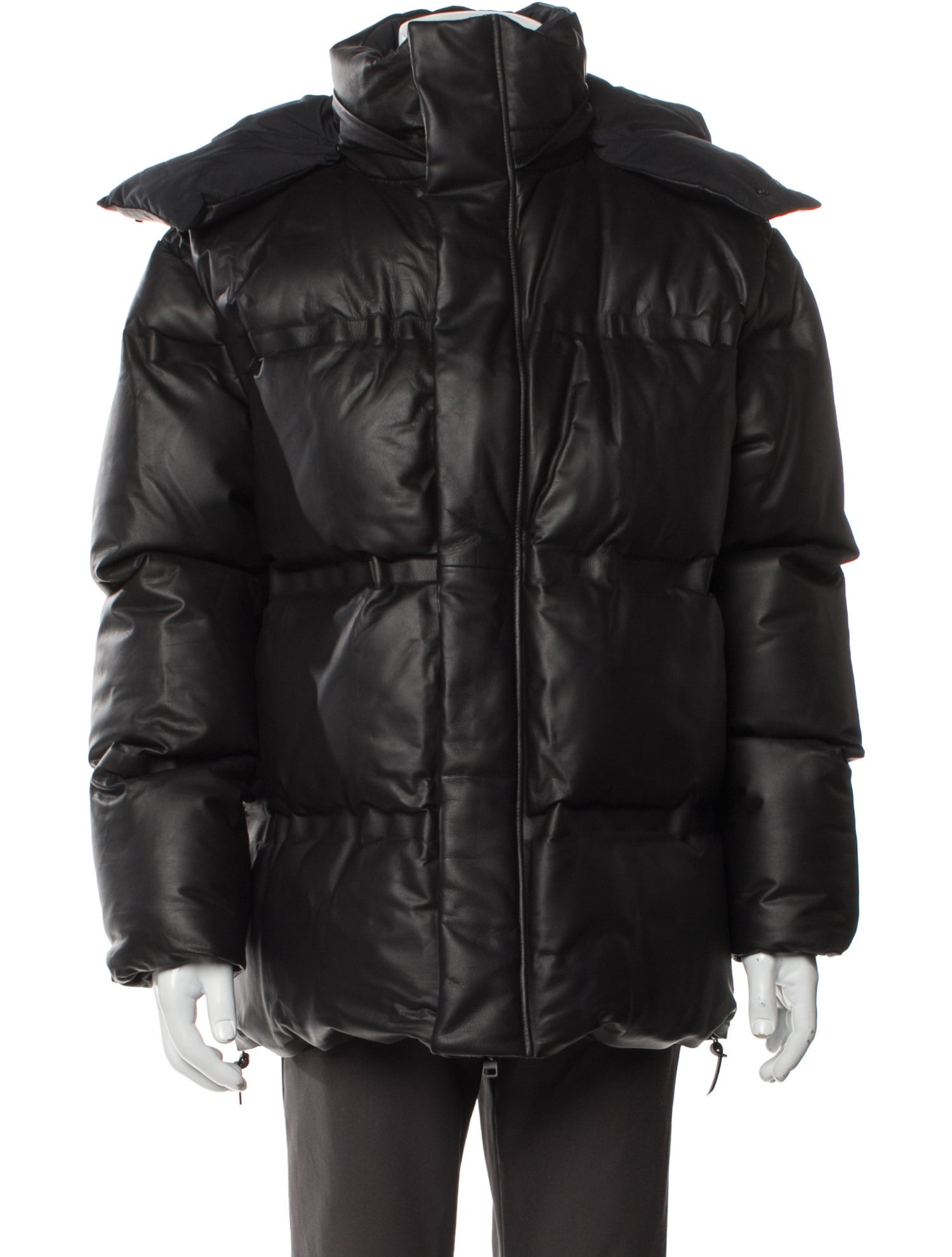 Bottega Veneta Calf Leather Puffer Coat w/ Tags