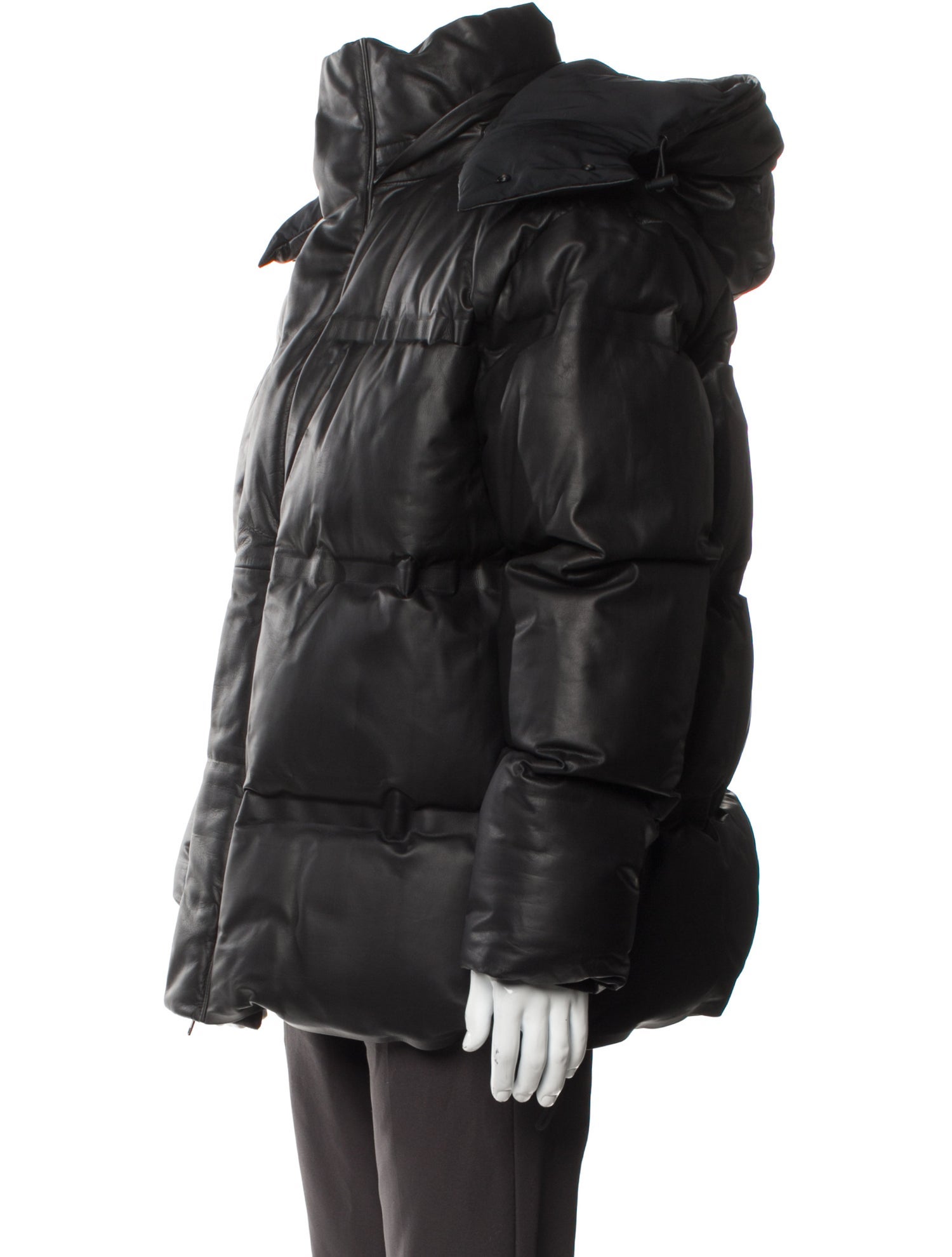 Bottega Veneta Calf Leather Puffer Coat w/ Tags