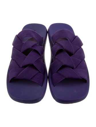 Bottega Veneta Canvas Slides