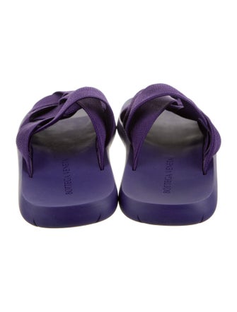 Bottega Veneta Canvas Slides